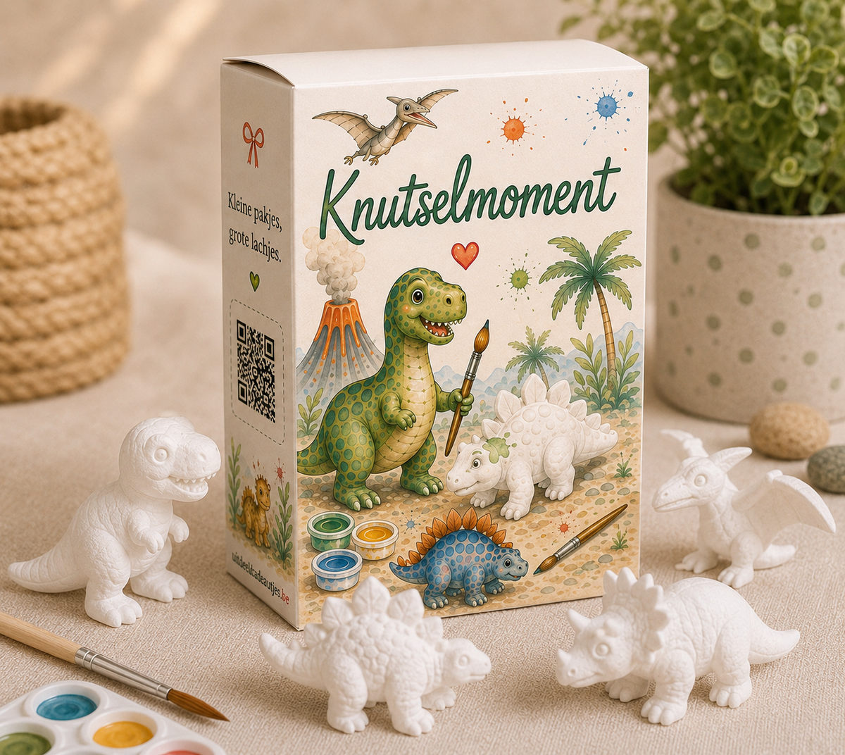 Gipsen figuurtjes — Dinos