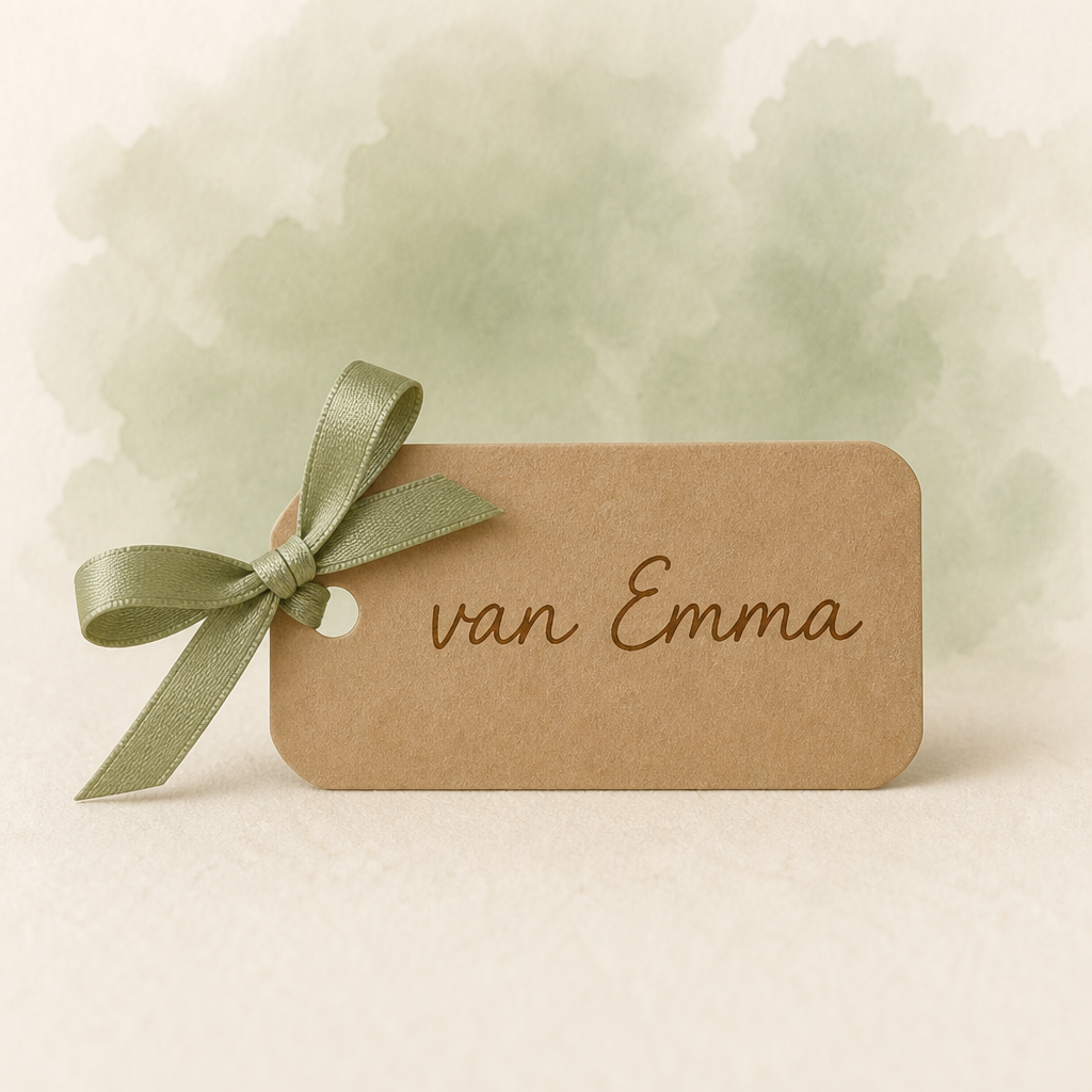 Van-naampje (handgeschreven)